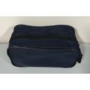 Black Solid Zipper Cosmetic Toiletries Travel Clutch Bag Pouch Case ⛓ Photo 2