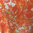 Cynthia Steffe NWT  Women Cap Sleeve Orange, Floral blouse Photo 1