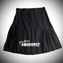 American Apparel  Black Pleated Mini Skirt Photo 1