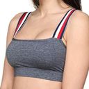 Tommy Hilfiger Colorblock Logo Spellout Strap Bralette XS Photo 1