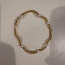 Cute Gold And Pearl Braclet Photo 2