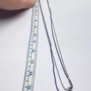 American Eagle  Layered Long rhinestones Star necklace blue silver dainty blue Photo 5