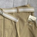 Cabin creek  NWOT khaki pleated shorts with canvas belt. Photo 2