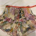 ZARA  - Linen Blend Multi-Colored Floral Shorts Photo 7