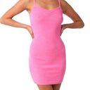 Olivaceous  Sleeveless Cami Knit Sweater Mini Dress Pink Size Large NWT Photo 0