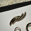 Monet Gold Tone Brooch Pins Signed  Vogue & A 1/20 12k GF Lot Of 3 Photo 1