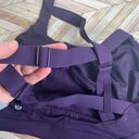 Lululemon  | women dark purple athletic sports bra unpadded Photo 4