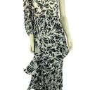 Alexis  Botanical Black & White Dress Size Small Photo 4