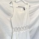 Divided H&M  | Lace Fit & Flare Dress with Appliqué Waist | White | Size: 2 Photo 2