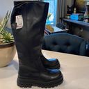 ZARA  Treaded Knee High Lug Boots - Sz 10/41/NWT Photo 3