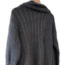 Joie Women’s  dark gray mixed knit open cardigan sweater Photo 5