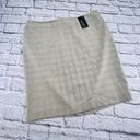 Lane Bryant NWT  Pencil Straight Skirt Women's Size 18 Tan Plaid Stretch Lined Photo 0