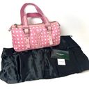 Yves Saint Laurent Vintage Pink Polka Dot Shoulder Bag with Zipper Photo 1