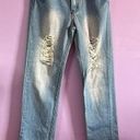 One Teaspoon  Light Blue Distressed Jeans Size 10 x 28 Photo 0