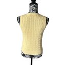 Brandy Melville  Womens Sweater Vest One Size Yellow V neck Photo 2