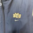 Nike  BYU Cougars Women’s Zip Up Blue & White Jacket Lightweight Size Large Photo 3