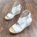 Eileen Fisher  • Willow Espadrille Wedge Sandal beige Bone leather jute heel Photo 10