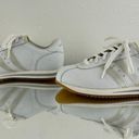 Skechers Vintage Y2K 2000s White Leather Rhinestone Stripe Casual Track Sneakers Photo 9