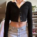 black cropped cardigan Size M Photo 1