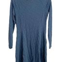 Toad & Co  Dress Windmere Long Sleeve Slub Blue Size XS Photo 1