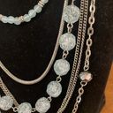 Krass&co NY &  Light Blue and silver 5 strand necklace Photo 1