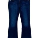 Cinch  Lynden Boot Cut Jeans Slim Fit Wester Dark Wash Distressed Size 31/11 R Photo 0