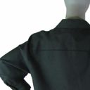 Harvé Benard Harve Benard,18W, Black Linen Blend Shirt, long sleeve button front blouse, $23 Photo 6