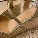 Ralph Lauren Raffia Wedges Espadrilles Sandals Sz 9 1/2 Photo 4