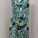 Boston Proper  Valencia Abstract Print Halter Fit and Flare Midi Dress Photo 3