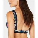 Tommy Hilfiger  CARNIVAL ROSA Navy Blue Floral-Print Mesh Bikini Swim Top XXL Photo 3