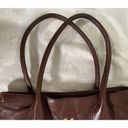 The Sak  Pink Label Brown Pebble Leather Tote Carry all Shopper Shoulder Bag Photo 4