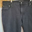 Madewell , New, The Mid Rise Perfect Vintage Tapered Leg Black Jeans, Size 33 Photo 3