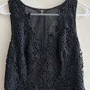 Betsy and Adam  Lace Crochet Peplum Dress with Black Pencil Skirt, Size 10 Photo 4