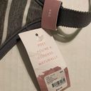 Lane Bryant  Cacique Cotton Grey Striped Racerback Bra 46C NWT Photo 1