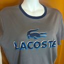 Lacoste  grey and blue crew neck T-shirt Photo 2