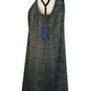 Apt. 9  Medium Sheath Dress Plaid Sleeveless Mock Neck Rear Zip Stretch Multi New Photo 5