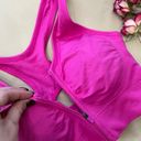 Danskin Hot Pink Zip Up Sports Bra Photo 3