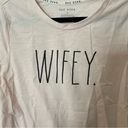 Rae Dunn Light Pink Wifey Short Sleeve Graphic Shirt Photo 2