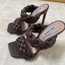 Steve Madden Brown Braid Stilettos Photo 5