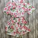 Show Me Your Mumu  Women's Garden Of Blooms Floral Robe OS One Size Pink Green Photo 0