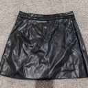 Leather Skirt Black Size L Photo 1