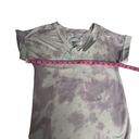 cupio  Women's Short Sleeve Lavender Frost Tie Dye  Blouse Sz XS Photo 3