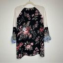 Style & Co  Mixed Media Floral 3/4 Sleeves Top Photo 5