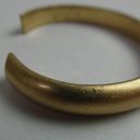 Madewell  Gold Tone Cuff Bracelet Curved Edges Minimalistic Minimalist Rounded Photo 1