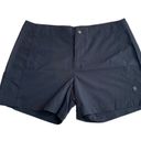 prAna  Womens M Black Athletic Hiking Shorts Quick Dry Photo 1