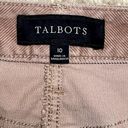 Talbots  Womens Corduroy Skirt Size 10 Tan Stretch Cotton Blend 32" Waist Photo 3