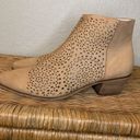 Caslon  Nubuck Leather Perforated Cutout Jamie Bootie Size 9.6 Photo 6