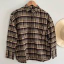 Everlane  | The Boxy Flannel Flannel Shirt | Beech | Sz XS Photo 0