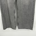 Gap  Low Stride Wide Leg Jeans Baggy Gray Wash Ripped Mid Rise Size 12 / 31L Long Photo 4