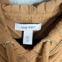 Nine West  Textured Pullover Hoodie Hooded Top Casual Tan XL Photo 1